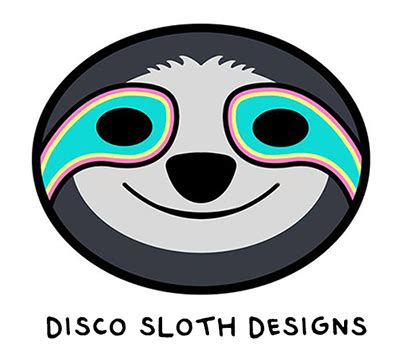 disco sloth designs